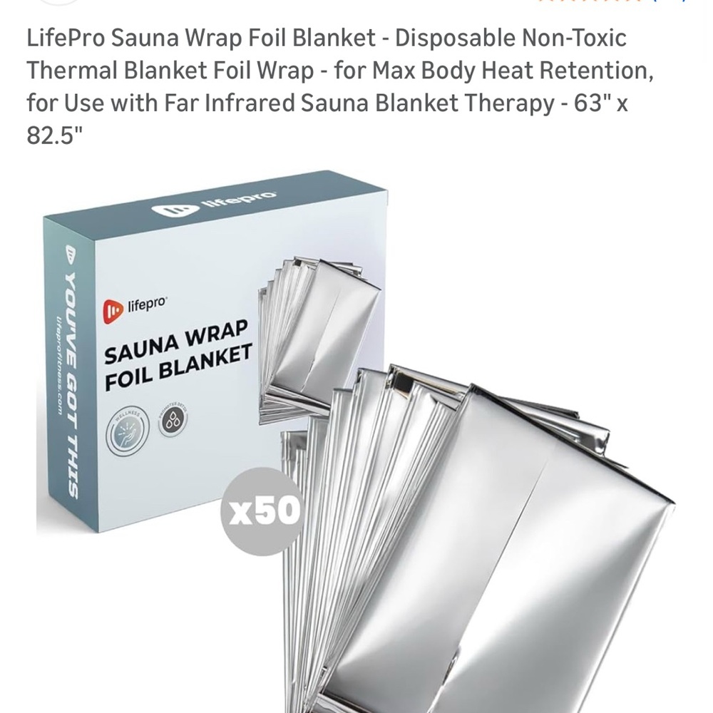LifePro Sauna wrap
54 wraps!!!